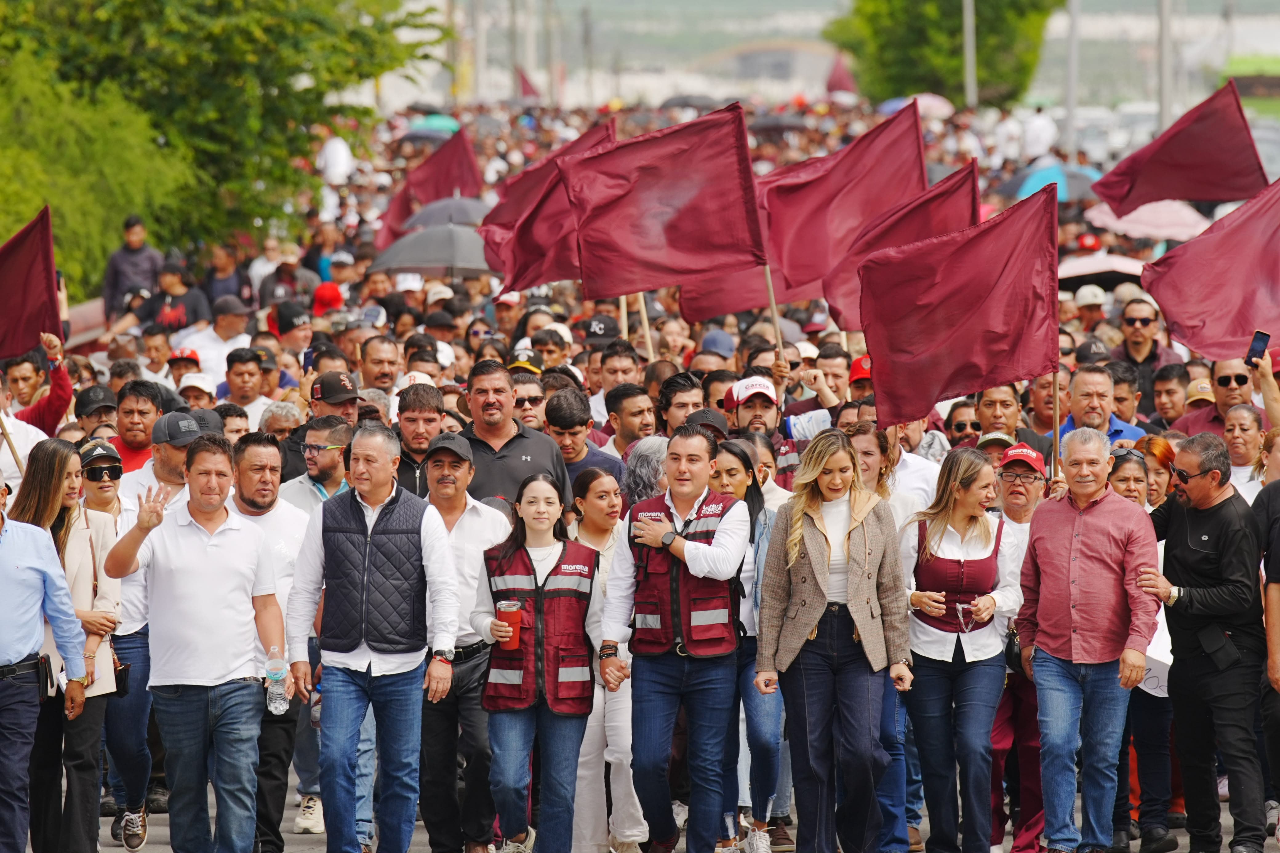La movilización ocurre en el contexto de la definición de liderazgos territoriales de Morena rumbo a los próximos procesos políticos.