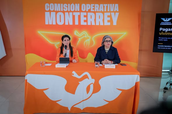 Herrera citó una encuesta del INEGI de junio de 2026, según la cual el 56.8 por ciento de los habitantes de Monterrey considera insuficiente el alumbrado público.